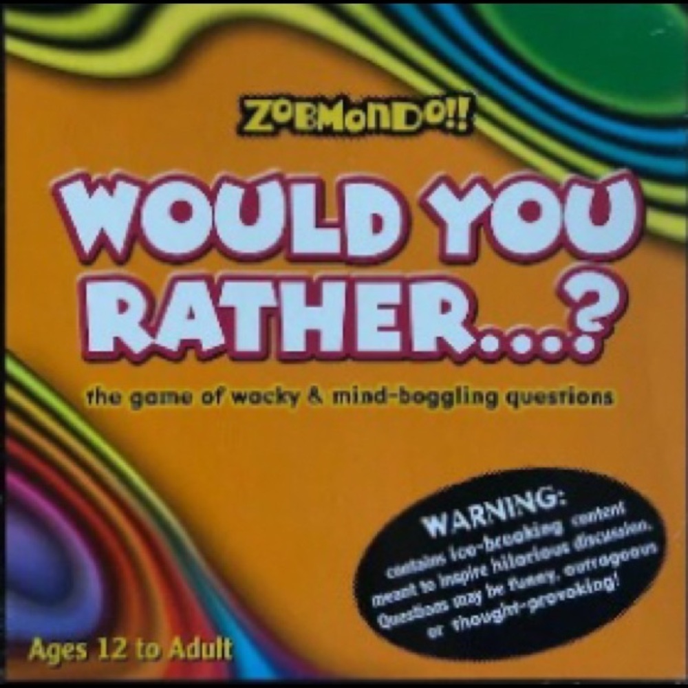 Would you rather kids board game